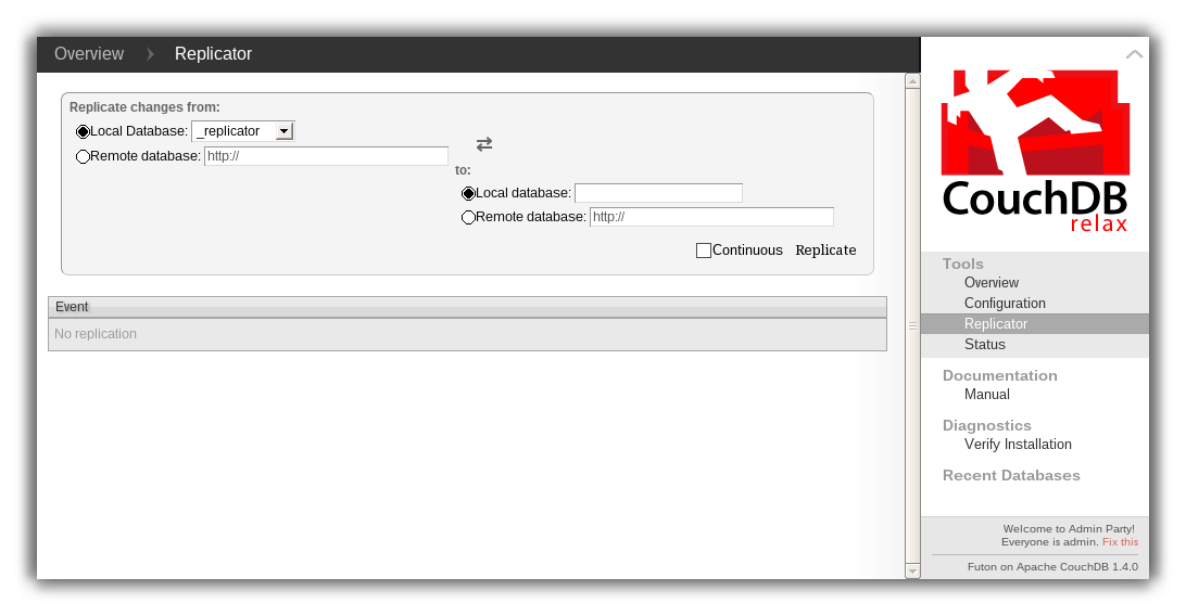Replication Form